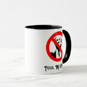 Mug Fool Me Once Anti-Trump (Devant droit)