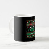 Mug Foot américain Ugly Christmas Sweater (Devant gauche)