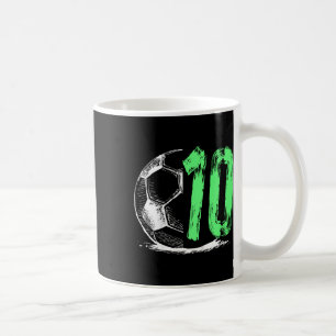Mug Football 10 Ans Garçon Fête d'anniversaire
