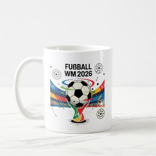Mug Football 2026 ⚽ – Conception pour les fans de foot (Gauche)