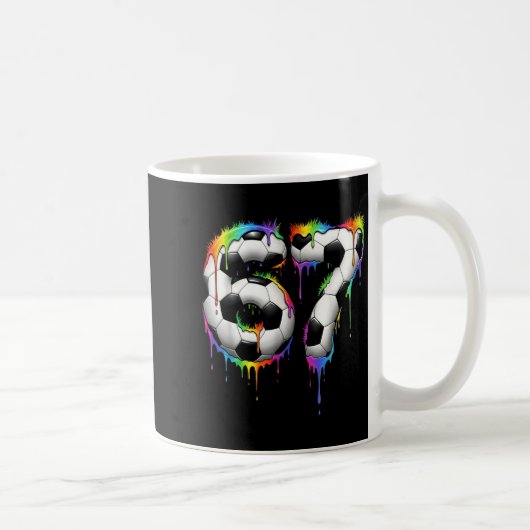 Mug Football 67 Six Seven Drôle Gen Alpha Meme Arc-en- (Droite)