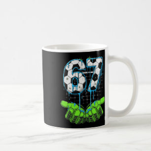 Mug Football 67 Six Seven Mème Drôle Gen Alpha Drip