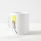 Mug Football à carte jaune (Devant gauche)