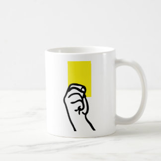 Mug Football à carte jaune