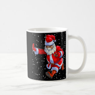 Mug Football afro-américain noir Santa Claus Afro C