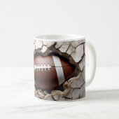 Mug football américain 3D (Devant droit)