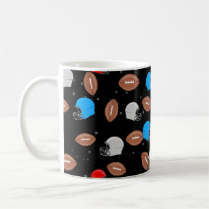 Mug Football américain - Casque et balle Motif sans co