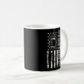 Mug Football américain du drapeau (Devant droit)