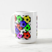 Mug Football américain multicolore (Devant gauche)
