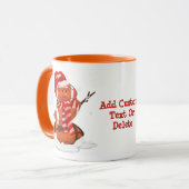 Mug Football américain Noël Snowman Snowball (Devant gauche)