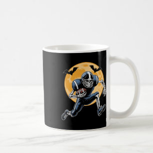 Mug Football américain Squelette Halloween Football Ho
