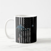 Mug Football American Flag USA Team Cadeau Kicker (Gauche)