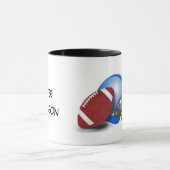 Mug Football and Helmet personalize with name (Centre)