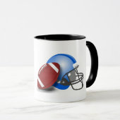 Mug Football and Helmet personalize with name (Devant droit)