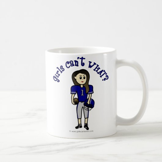 Mug Football Blue léger (Droite)