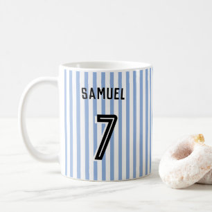 Mug Football Boy Joueur et numéro personnalisés