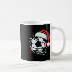 Mug Football Byll Chapeau de Père Noël Lumières de Noë