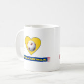 Mug FOOTBALL COLOMBIE Coeur jaune National Team (Devant gauche)
