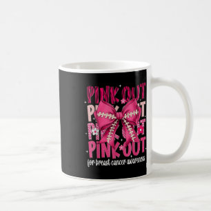 Mug Football Coquette Rose pour la sensibilisation au