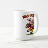 Mug Football de Hog à Washington (Devant droit)