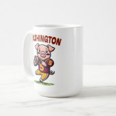 Mug Football de Hog à Washington (Devant gauche)