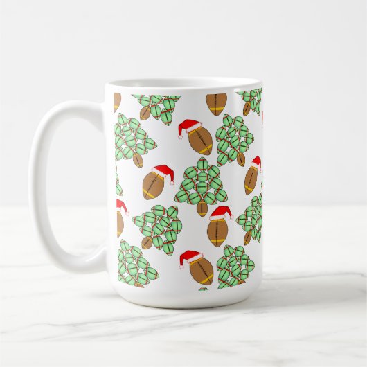 Mug Football de Noël (Gauche)