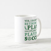 Mug Football de retraite (Devant droit)