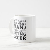 Mug Football de retraite (Devant gauche)