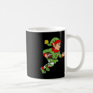 Mug Football des elfes de Noël Courir en arrière Garço
