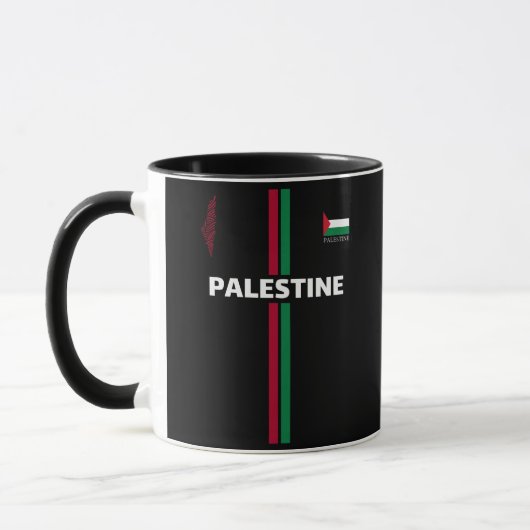 Mug Football en Palestine libre - équipe du drapeau (Gauche)