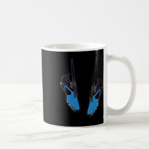 Mug Football enflammé Ll en feu Éclaboussure colorée S