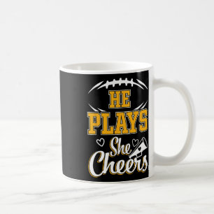 Mug Football Et Cheerleader Maman Football Mère