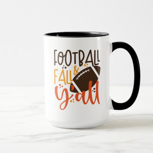 Mug Football Fall & Y'all (Droite)
