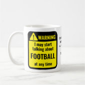 Mug Football Funny Personalized (Gauche)