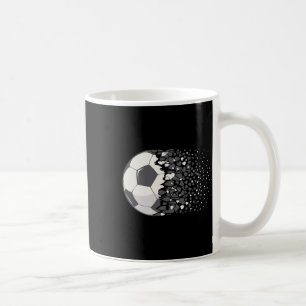 Mug Football Graphique Femmes Filles Football Cœur Foo