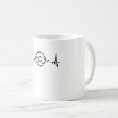 Mug Football Heartbeat Soccer (Devant droit)