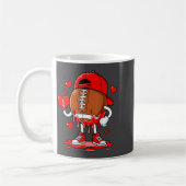 Mug Football Ice Cream Valentine Dripng Game Day Men B (Gauche)