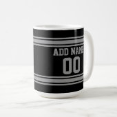 Mug Football Jersey - Personnaliser avec vos informati (Devant droit)
