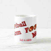 Mug Football Maman mignonne Personnalisée (Centre)