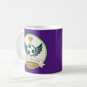 Mug - Football - Personnalisé - Ajouter un nom (Devant gauche)