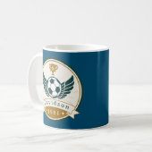 Mug - Football - Personnalisé - Ajouter un nom (Devant gauche)