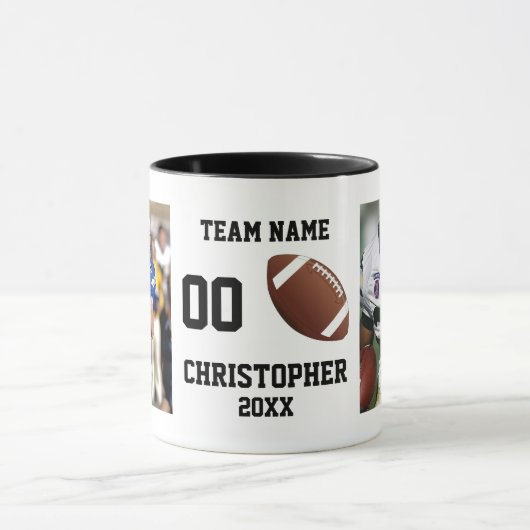 Mug Football photo moderne (Centre)