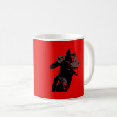 Mug Football Red Pop Art (Devant droit)