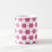 Mug Football / Soccer Ball Texture Motif - Tone Rose (Centre)