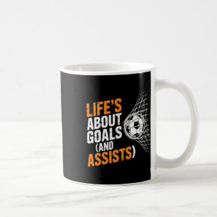 Mug Football Sport Vintage Soccer Vies Sur Les Buts An
