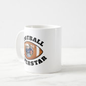 Mug Football Superstar Photo (Devant gauche)