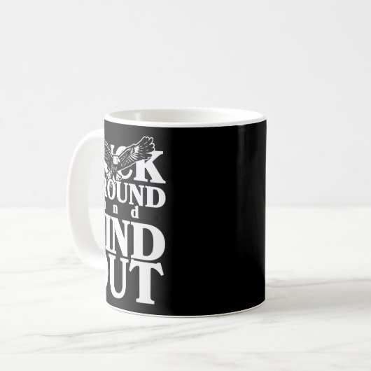 Mug For Around And Find Out Funny Eagle (Devant gauche)