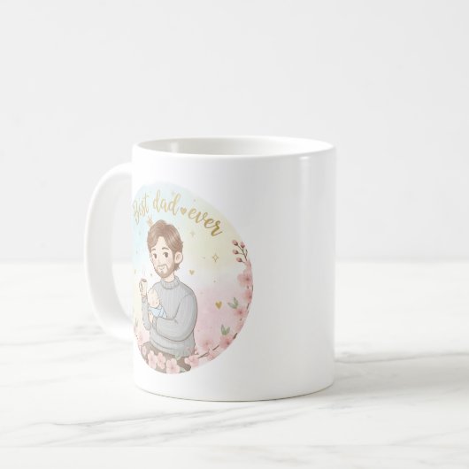 Mug for best dad ever (Devant gauche)