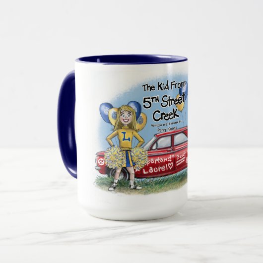 Mug for Laurel High School Class of 1972 Mok (Voorkant links)