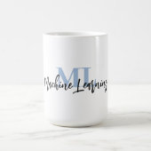 Mug For ML Lovers & Tech Enthusiasts – Misty Blue ML (Centre)